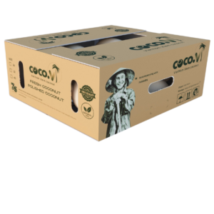 Coconut in Carton Box